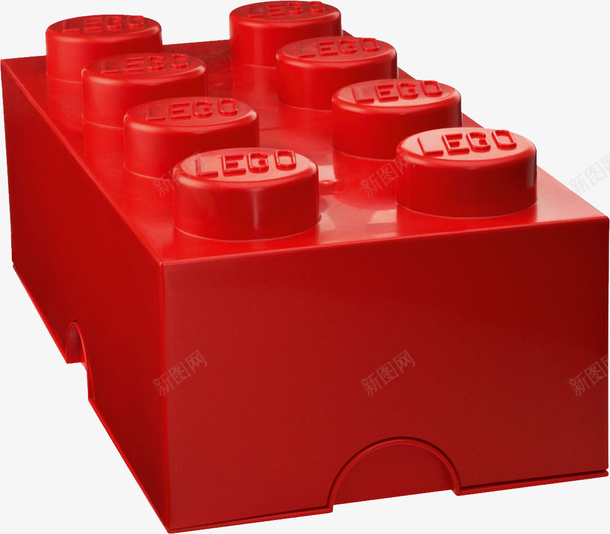 红色积木组装png免抠素材_新图网 https://ixintu.com 积木 积木玩具 塑料积木 组装积木 积木块