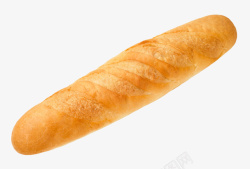 长条美式面包透明图素材