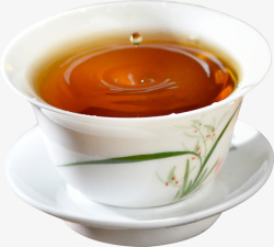 茶杯里的茶汤一杯红茶茶汤高清图片