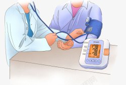 卡通血压计量血压插图卡通图高清图片