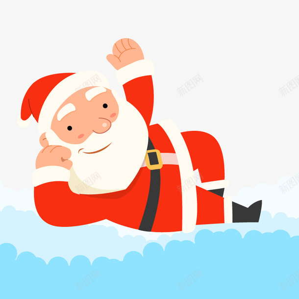 雪地里的圣诞老人png免抠素材_新图网 https://ixintu.com 雪地 圣诞老人 礼物 冬天