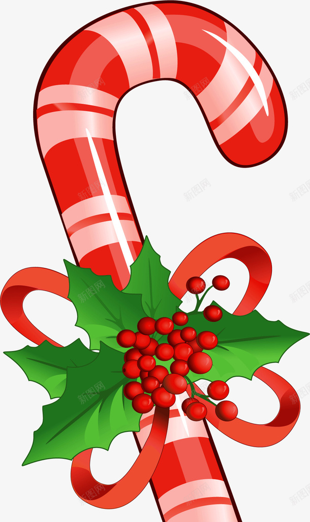 红色圣诞节拐杖素材png免抠素材_新图网 https://ixintu.com 圣诞节 圣诞元素 圣诞拐杖 圣诞素材