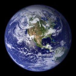 地球蓝色星球地球背景