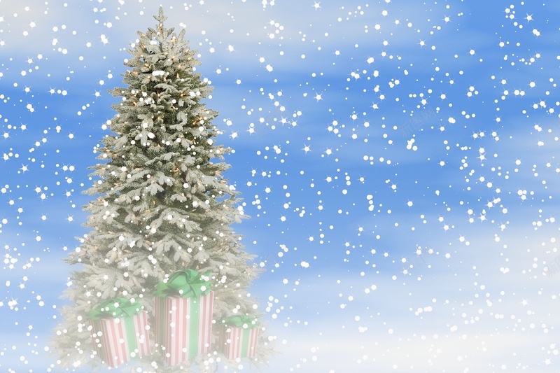 新年圣诞蓝色背景19201280jpg设计背景_新图网 https://ixintu.com 圣诞 新年 背景 雪天