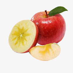 切开的红苹果水果苹果红苹果高清图片