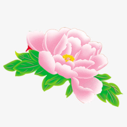 美丽的牡丹花牡丹花艺术手绘高清图片
