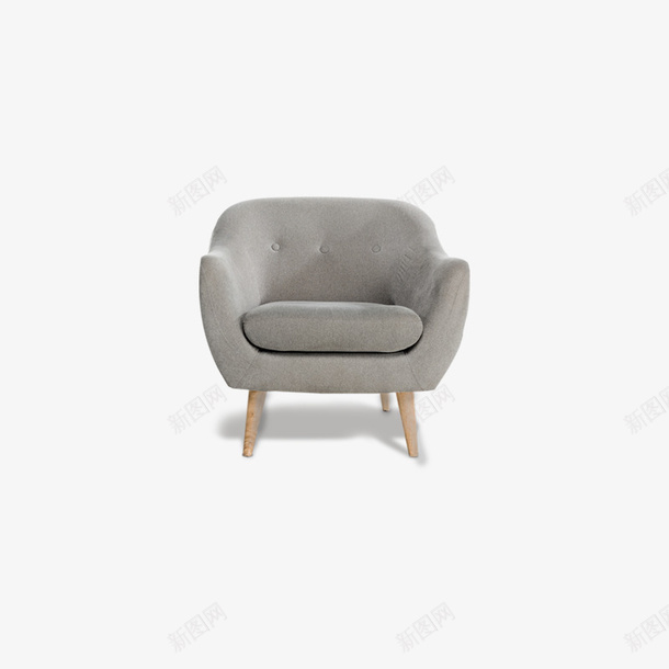 欧式精美沙发png免抠素材_新图网 https://ixintu.com 沙发 欧式 灰色沙发 单人沙发