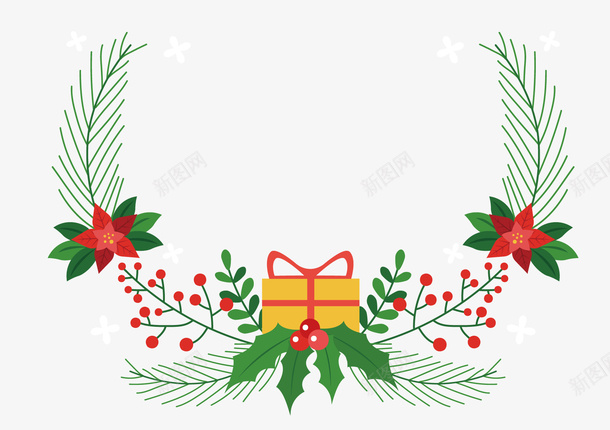 圣诞装饰物ddai免抠素材_新图网 https://ixintu.com 圣诞狂欢 圣诞礼物 植物 设计元素