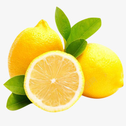 黄色柠檬黄黄的柠檬酸高清图片