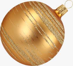 金色亮晶晶球圣诞节金色球装饰高清图片