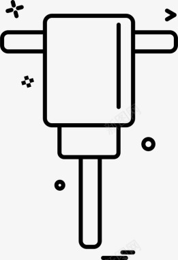 千斤顶锤五金件人工图标