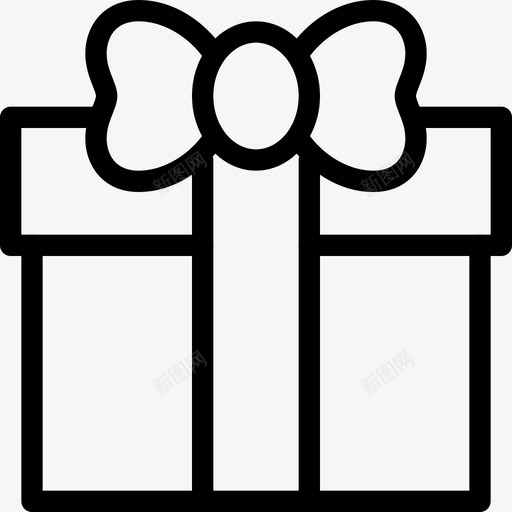 包装礼品盒生日惊喜svg_新图网 https://ixintu.com 包装 礼品盒 生日 惊喜 线图 图标