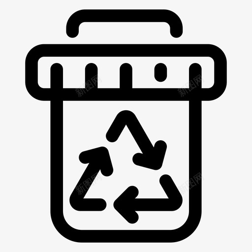 垃圾箱回收分类svg_新图网 https://ixintu.com 垃圾箱 回收 分类 垃圾 绿色 世界