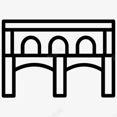 老桥桥基意大利桥图标