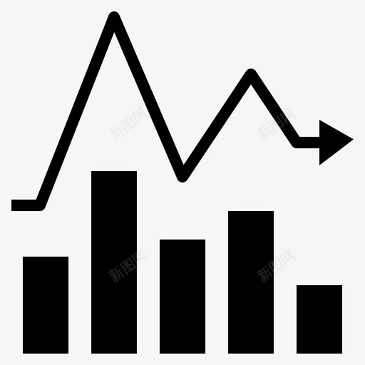 波动数据图表svg_新图网 https://ixintu.com 波动 数据 图表 振荡 报告 股市 字形