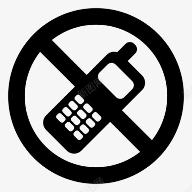禁止使用手机禁止使用图标
