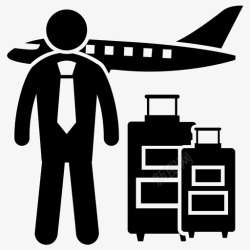 旅客免扣PNG图航班起飞航空旅行机场人形高清图片