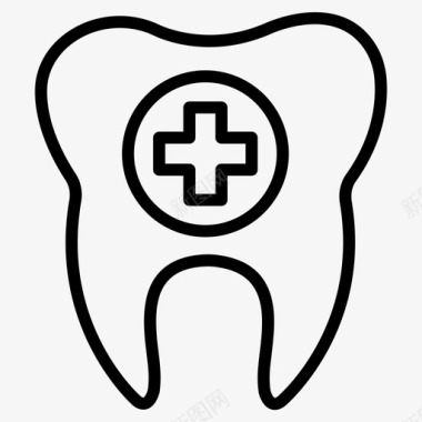 牙齿诊所牙科图标