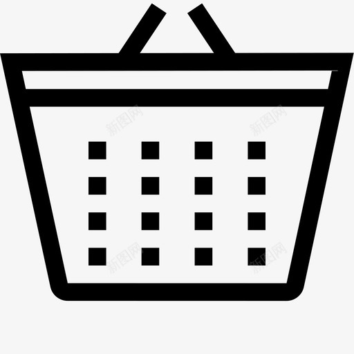 购物袋篮子购物车svg_新图网 https://ixintu.com 购物袋 购物车 篮子 基本 图标