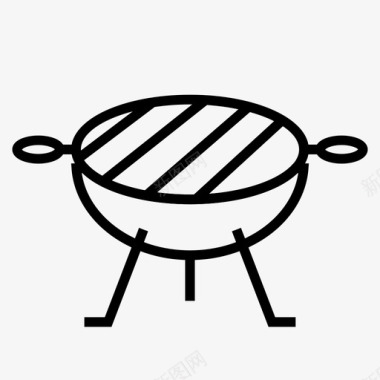 烤架烧焦烤架煤气烤架图标