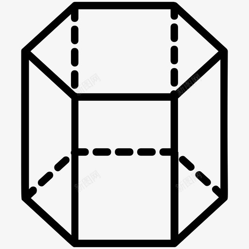 六角形棱柱二维设计二维形状svg_新图网 https://ixintu.com 形状 六角形 棱柱 二维 设计 三维设计 三维 几何 几何形 五边形 线条
