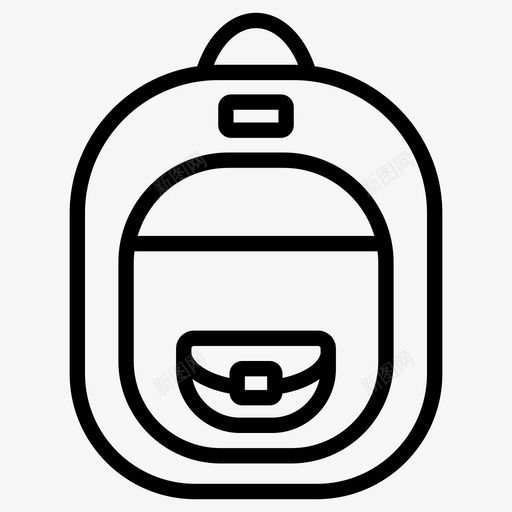 包背包徒步旅行背包svg_新图网 https://ixintu.com 背包 包背包 徒步旅行 学校 书包