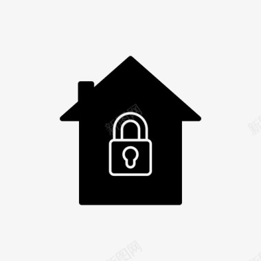 家庭安全图标安全安全图标字形样式图标