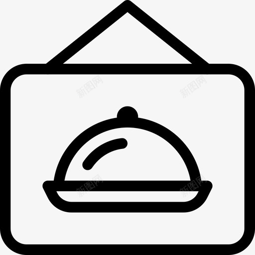 晚餐地点餐厅标志svg_新图网 https://ixintu.com 晚餐 地点 餐厅 标志 线图 图标