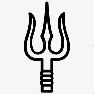 印度教符号印度教象征印度教神图标