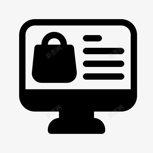 网上商店黑色星期五电脑svg_新图网 https://ixintu.com 网上商店 黑色 星期五 电脑 购物