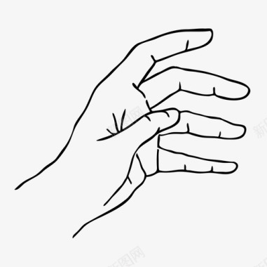 手身体部位手指图标
