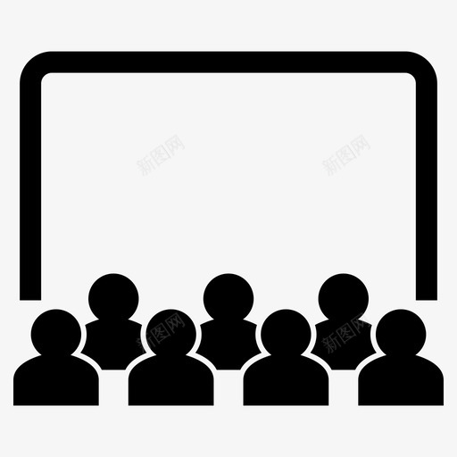 剧院观众电影院svg_新图网 https://ixintu.com 剧院 电影院 观众 舞台 舞台剧