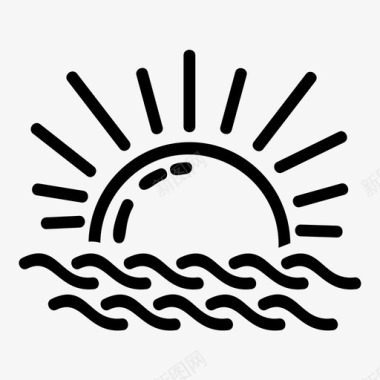 日落海盗水手图标