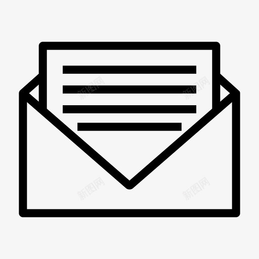 邮件邀请信件svg_新图网 https://ixintu.com 邀请 邮件 邀请信 信件 消息 界面 网页 图标