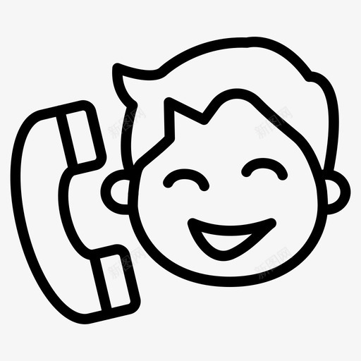 呼叫表情脸svg_新图网 https://ixintu.com 表情 呼叫 快乐 笑脸 第一 一卷