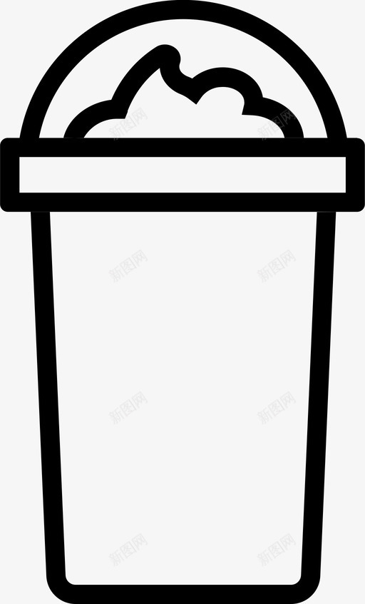 卡布奇诺咖啡奶油svg_新图网 https://ixintu.com 卡布 奇诺 咖啡 奶油 杯子 饮料