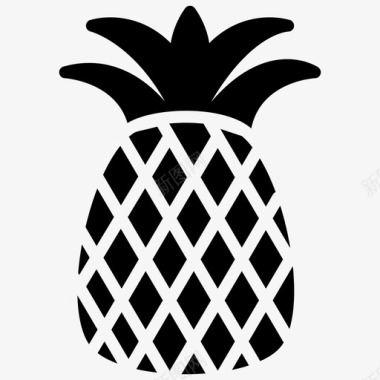 菠萝水果泰国水果图标