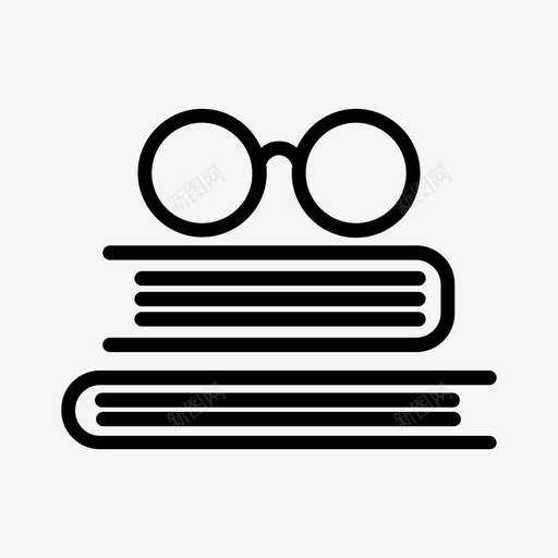 书堆书籍教育svg_新图网 https://ixintu.com 书堆 书籍 教育 眼镜 阅读
