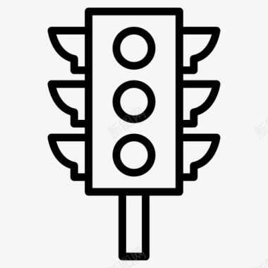 信号灯道路规则图标