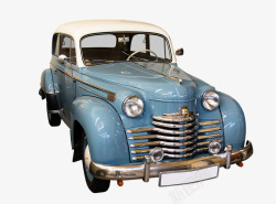 OldtimerOldtimer汽车老欧宝孤立的Pkw经典蓝色怀旧高清图片