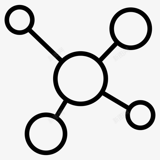 原子连接电子svg_新图网 https://ixintu.com 原子 连接 电子 分子 科学 牙科 医疗 线图 图标