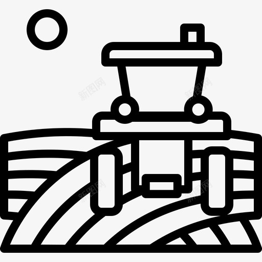 农田牧svg_新图网 https://ixintu.com 农田 拖拉机