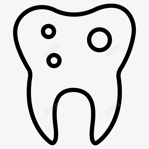 削片牙科医疗svg_新图网 https://ixintu.com 牙科 医疗 削片 口腔 牙齿 线图 图标