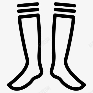 袜子棉袜步行袜图标