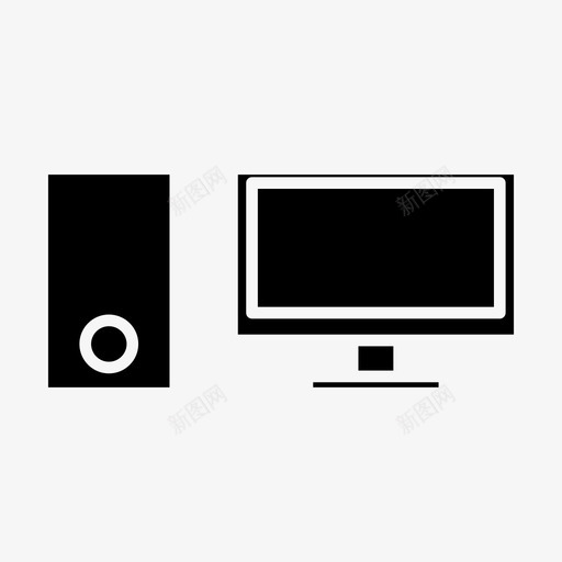 计算机cpu在线svg_新图网 https://ixintu.com 计算机 在线 技术 技术工 工作 用户界面 字形