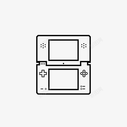 dsi控制台便携式svg_新图网 https://ixintu.com 便携式 历史 控制台 游戏 游戏视频 视频