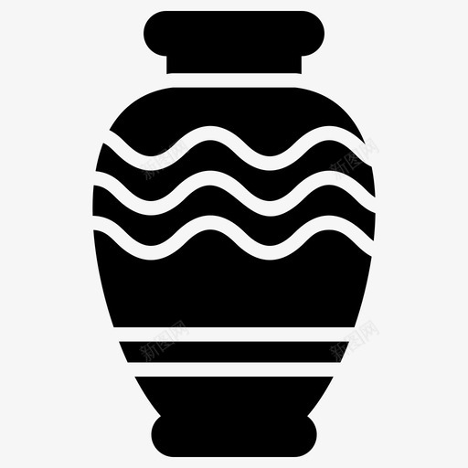 采购产品陶器装饰传统壶svg_新图网 https://ixintu.com 采购 产品 陶器 装饰 传统 花瓶 手工 泰国 字形 图标