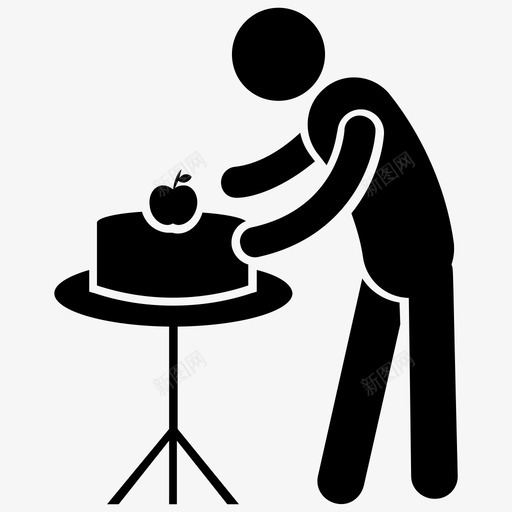 蛋糕顶部蛋糕装饰甜点装饰svg_新图网 https://ixintu.com 蛋糕 装饰 顶部 甜点 糖霜 烹饪 元素 雕文 图标