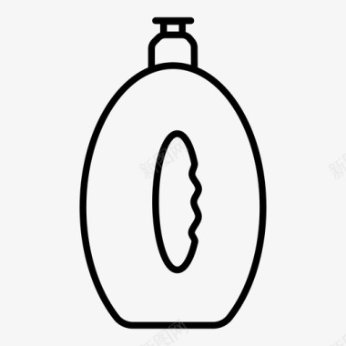 手水瓶耐力运动液体图标