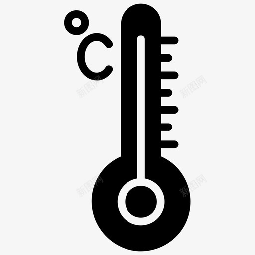 温度仪表科学仪器svg_新图网 https://ixintu.com 温度 仪表 科学 仪器 温度表 温度计 夏威夷 符号 字形 图标